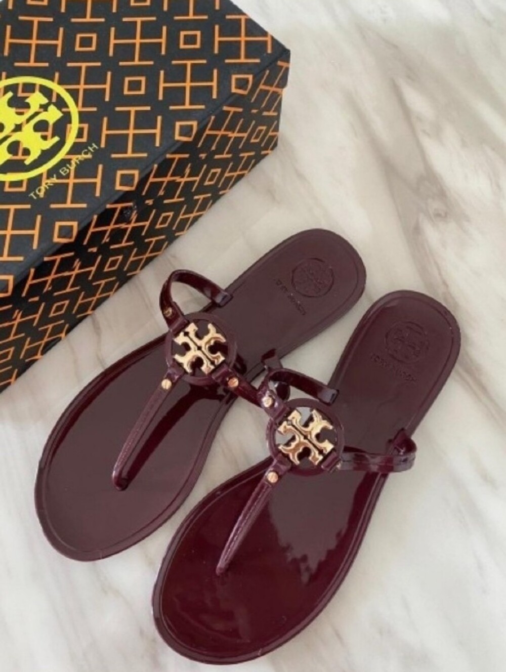 Tory Burch Mini Miller jelly sandals US6